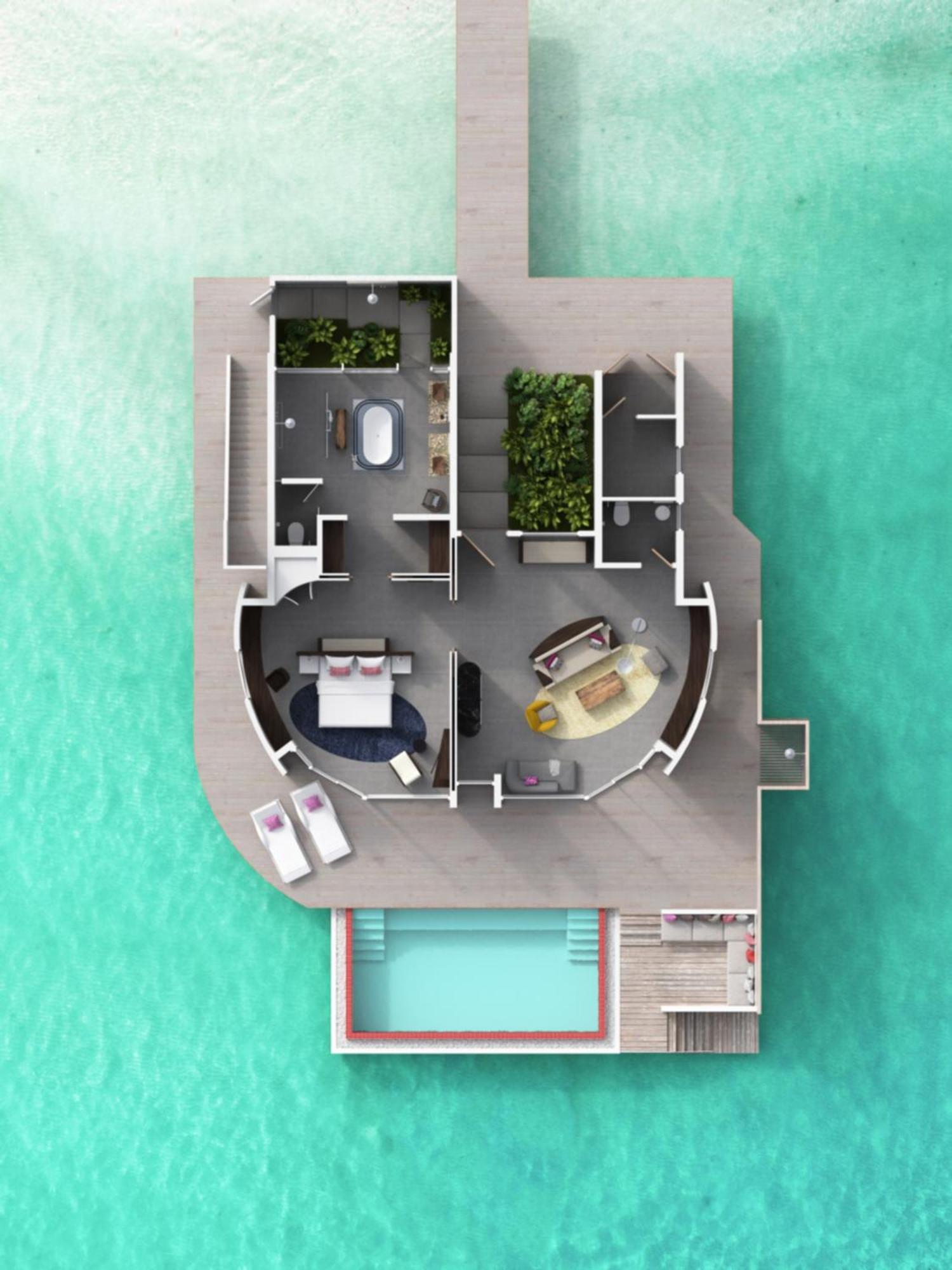 Jumeirah Olhahali Island Maldives Gaafaru الغرفة الصورة